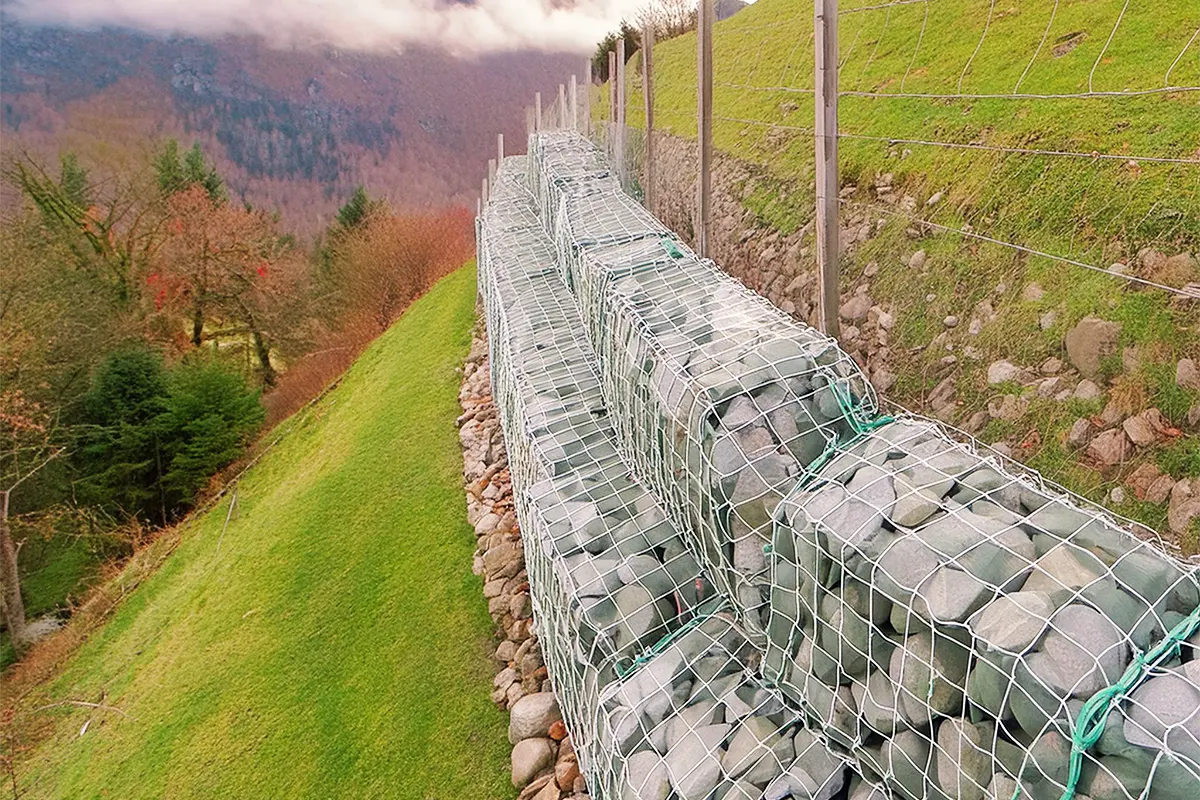 Safeguarding Sloping Terrains: Harnessing the Power of Gabion Boxes for Erosion Control by Sant Wires Ltd.